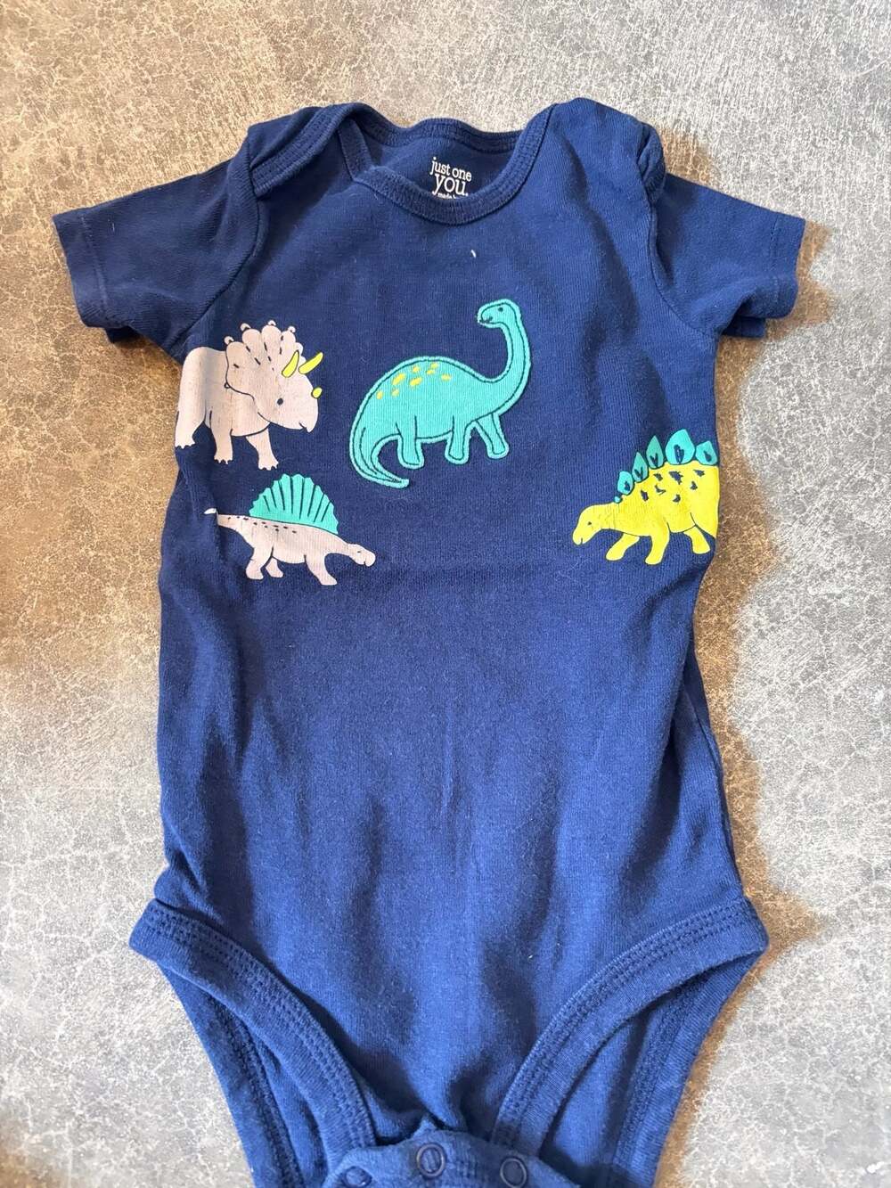 Just One You Made By Carter's Dinosaur Bodysuit Blue 12M